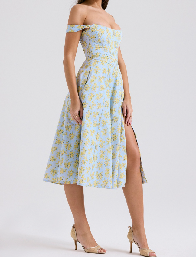 CS813-Light Blue Floral